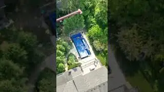 Installation of swimming pool by Leisure Pool Company in the Niagara Lake area!