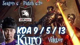 ROX Kuro VIKTOR vs RIVEN Mid - Patch 6.20 NA Ranked | League of Legends