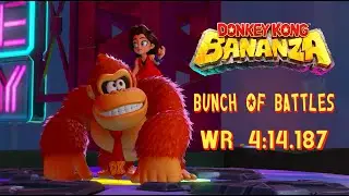 Donkey Kong Bananza - Bunch of Battles Speedrun WR (former) 4:14.187