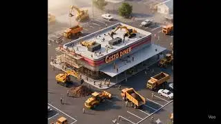 Construction Scene Animation