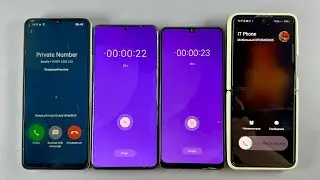 Alarm Clock and Incoming Calls Redmi and Samsung Galaxy Z Flip3 + Samsung Galaxy S20+ Samsung A32