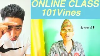 Hamro pani online class yestai huntheyo @101_vines