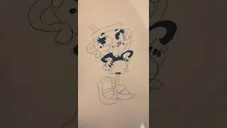 Miss chalice drawing #cupheadshow #kidsart #cuphead ￼