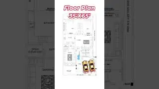 35 X 65 HOUSE PLAN, 35 BY 65 HOME PLAN#shorts #homedesign #gharkanaksha #trendingshorts #housedesign