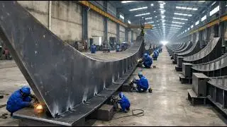 Manual Welding Curved Beams Without Warping—Pro Heat Control. Welding Techniques & Steel Fabrication