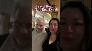 The glamour of travel... and the reality of red-eyes! ✈️🥴