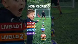 4 LIVELLI DI TUNNEL | SOLO 7 ANNI!😱⚽ #calcio #football #challenge