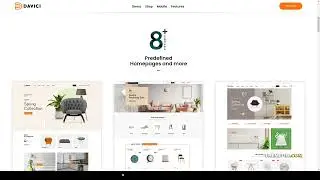 Davici - Furniture Elementor Prestashop Theme electronic modern