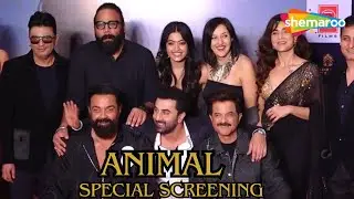 Animal Special Screening: Ranbir Kapoor, Rashmika Mandanna, Bobby Deol And More Celebs In Style