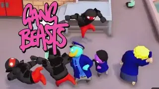   GANG BEAST SECURITY : gang beasts funny moments 