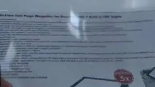 Thin Full Page Magnifying Sheet with vinyl frame.