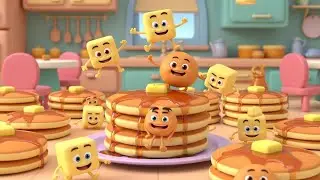 Dancing Pancake Party | Fun Food Dance Song for Kids | Nursery Rhymes & Songs for Children