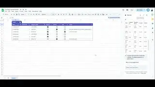 Using Google Gemini AI to Create Table in Google Sheet