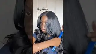 Glueless install on Sensationnel Glenna wig #wiginstall #hairstyle #syntheticwigs
