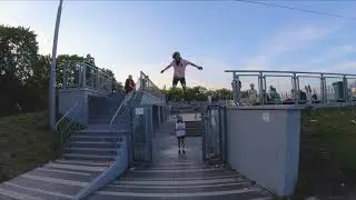 Rollerblading in Russia, Kaliningrad 2020