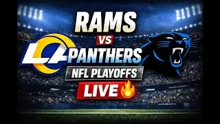 Los Angeles Rams vs Carolina Panthers LIVE Vertical | NFL Playoffs Live Play-by-Play & Reactions 🏈