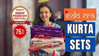 Indo Era Kurta Set Haul From Amazon | Amazon Great Freedom Festival Sale