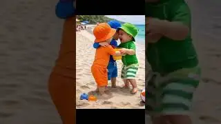 🌊👶👶👶 𝐋𝐢𝐭𝐭𝐥𝐞 𝐁𝐞𝐚𝐜𝐡 𝐁𝐮𝐝𝐝𝐢𝐞𝐬 ☀️🏖️ 👶👶👶🌈