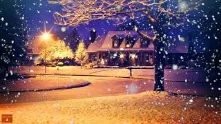 Snowfall Sleep Music | Snowfall Falling at Night | Night Relaxing Music | Yoga Brainpower Phondani