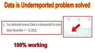 Data is Underreported for Some Dates (November 1 &ndash; 16, 2022) | YouTube Revenue @technicalworktips