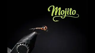 Вязание нимфы Mojito в стиле Perdigon Euro.
