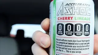 Ashoc Cherry Limeade￼ Natural energy drink￼ review