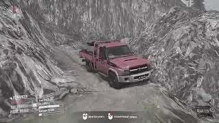 Loaded vehicles on dangerous road American Wilds360p