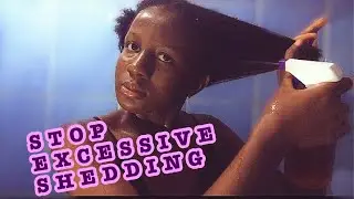 STOP EXCESSIVE HAIR SHEDDING + HAIR LOSS FAST ! HOW TO TEA RINSE | BLACK TEA FOR NATURAL HAIR