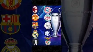 Top 10 Clubs with the Most UCL Final Appearances &ndash; #2 Will Shock You! #shorts