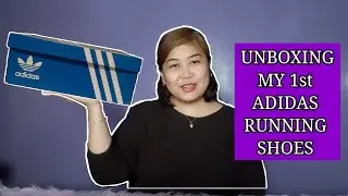 UNBOXING MY 1st ADIDAS RUNNING SHOES in PURPLE | Wandering Riz