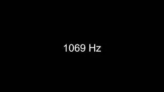 How 1069 Hz Sounds to the Human Ear