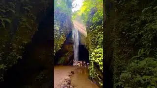 Goa Raja Cave waterfall at Bali retreat