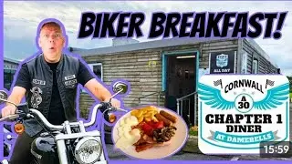 The Hidden Biker Cafe With A MASSIVE Breakfast!