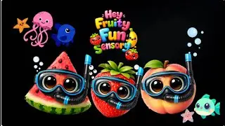 Cute Fruit Ocean Adventure 🍓🌊🍍 | Tiny Fruits Explore the Deep Sea 🐠✨