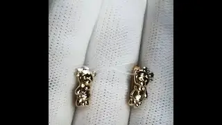 Серьги Мишки S157