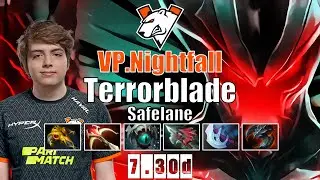 Terrorblade Safelane | VP.Nightfall | CRAZY COMEBACK TERRORBLADE 7.30D | 7.30d Gameplay Highlights