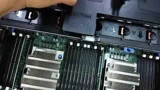 Dell PowerEdge R740 Open Casing Hardware Inside