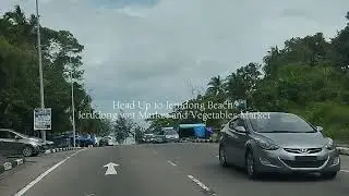 Rushing from Batu Bersurat Gadong to Jerudong Beach and Shopping at wet market Jerudong