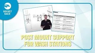 How to Build a Post Mount with a Wash Station Using Rocket Rack Flat&reg;