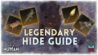 How to get the rarest hides for armour | Once Human Way of Winter
