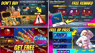 DON'T DO THIS IN CYBER WEEK | PRIME PLUS TRICK IN BGMI | FREE BONUS PASS TRICK |CYBER WEEK GUN CRATE