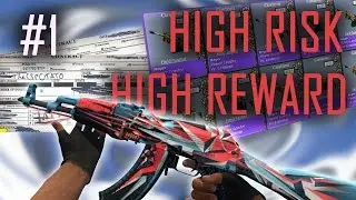 CSGO- CHEAP HIGH RISK, HIGH REWARD -INSANE PROFIT TRADE UP 2017 #1