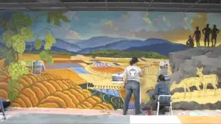 Creation of the Shenandoah Valley Mural at Winchester Brew Works