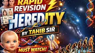 Rapid Revision of HEREDITY in 13 Minutes | Mendel to Genetics Made Easy | 10th Board Exam| Tahib Sir