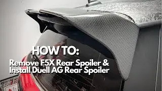 2021 F56 MINI Cooper S - Installing Carbon Fiber Duell AG Rear Spoiler
