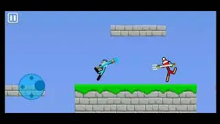 Supreme Duelist stickman Me vs CPU hard bot with same weapon