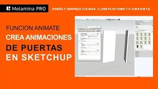 Crea animaciones de puertas en SketchUp