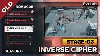 *SEASON 8* INVERSE CYPHER STAGE-3 (LP-1-3) SOLUTION | NOVEMBER 2025 [ GIRLS' FRONTLINE 2: EXILIUM ]