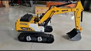 Huina 1580 Full Metal RC Excavator - Digging Test & Review