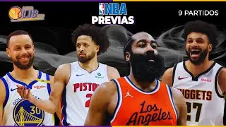 PREVIAS partidos NBA | 30.01.2026 | #99 CLIPPERS siguen su ESCALADA; PISTONS dejan DUDAS en GIRA